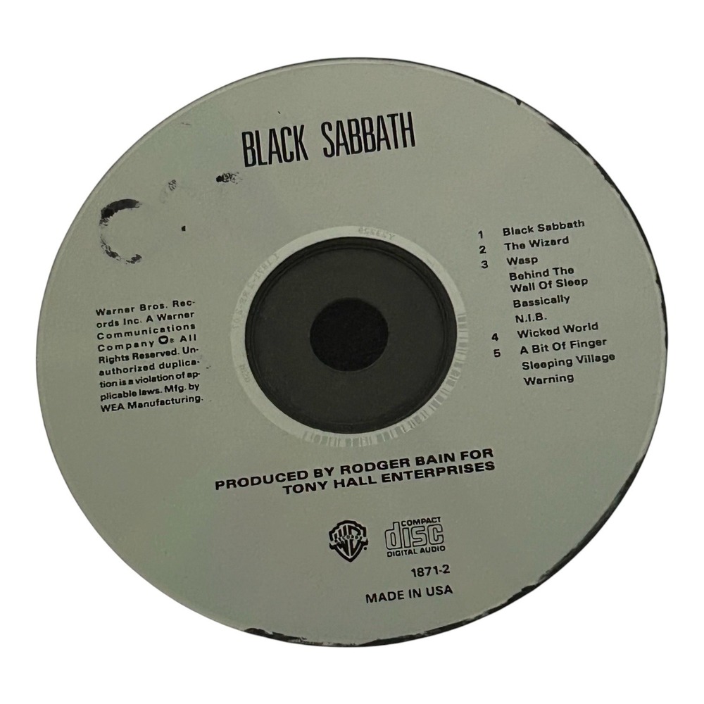 Black Sabbath Black Sabbath Self Titled Loose CD Classic Metal